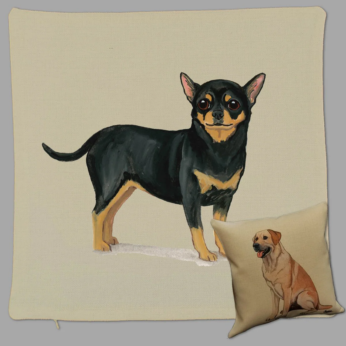 Chihuahua Pillow Cover - Image 2