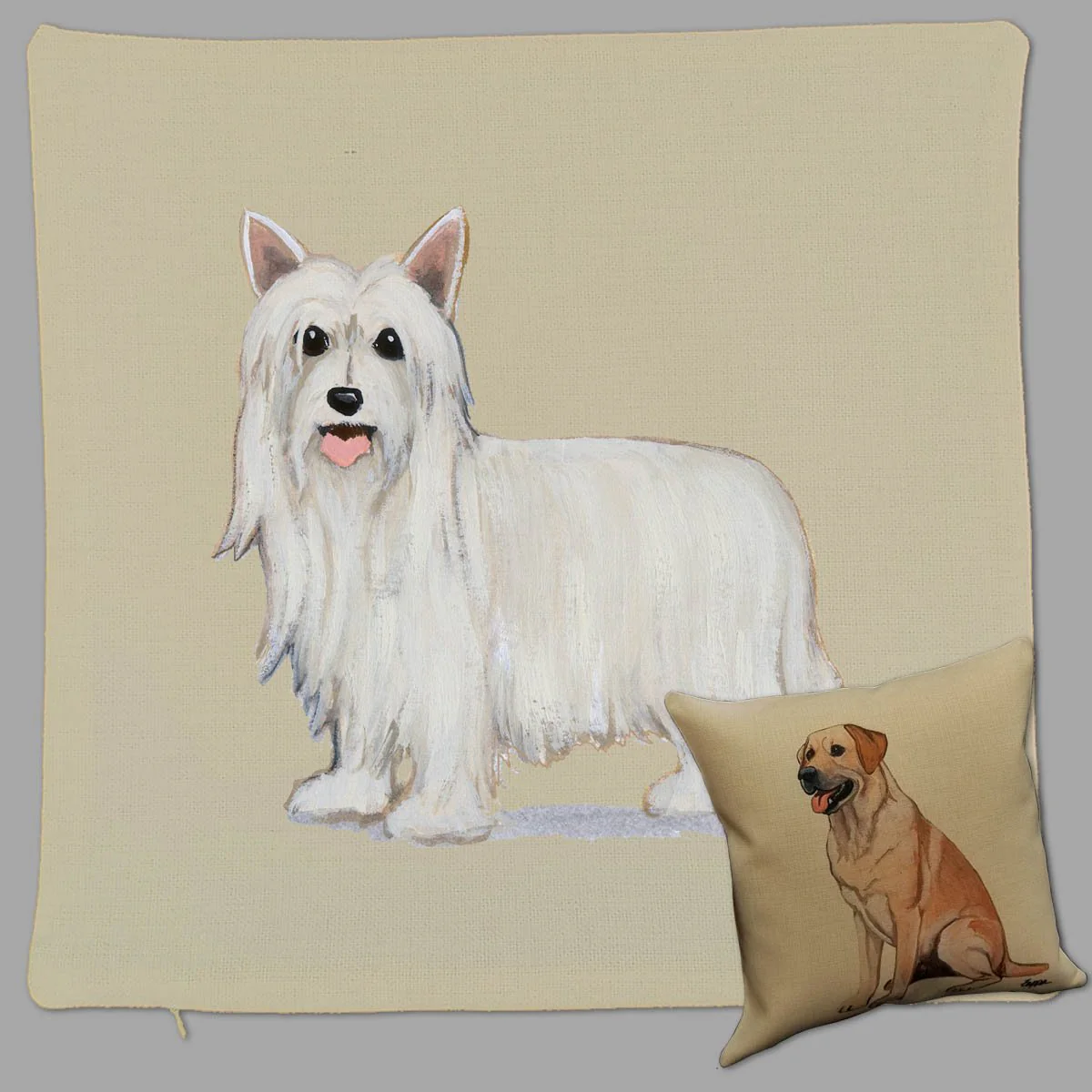 Chinese Crested Pillow Cover - Image 2