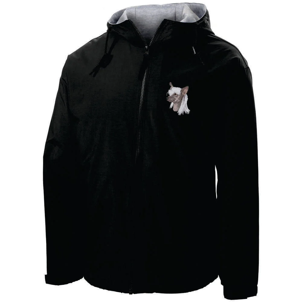 Chinese Crested Embroidered Hooded Jacket - Image 2