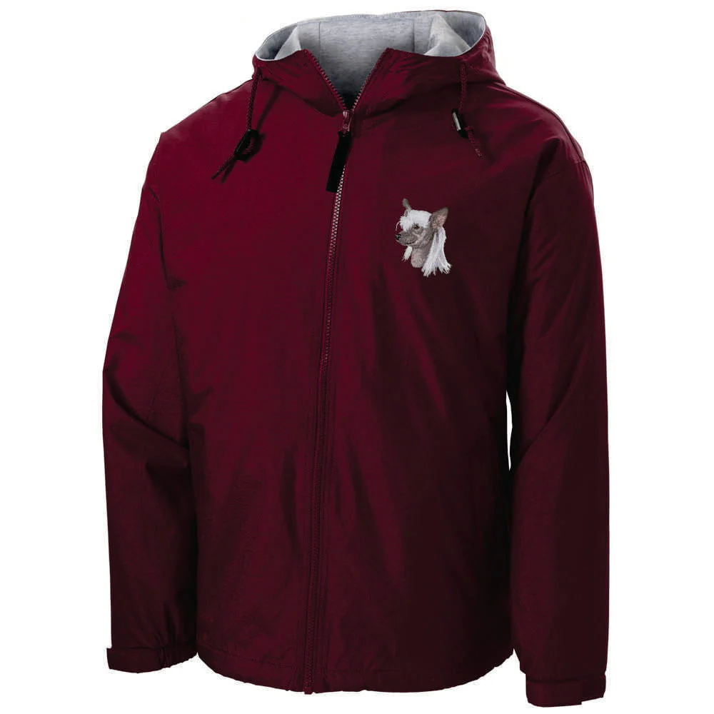 Chinese Crested Embroidered Hooded Jacket - Image 4