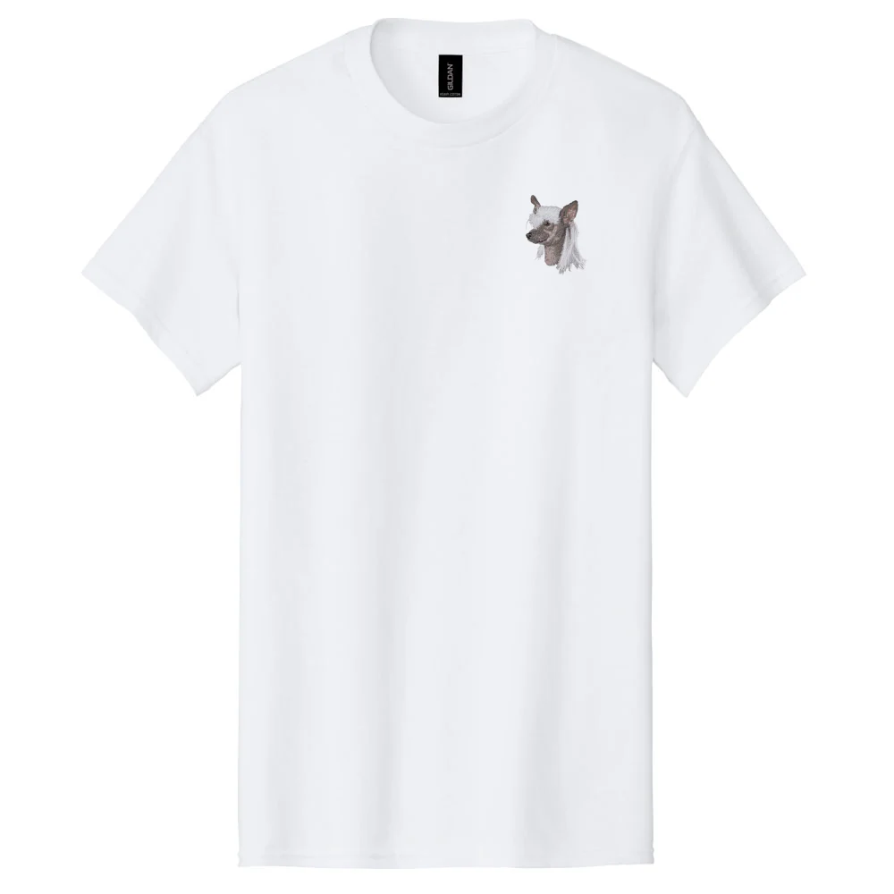 Chinese Crested Embroidered Men's T-Shirt - Image 3