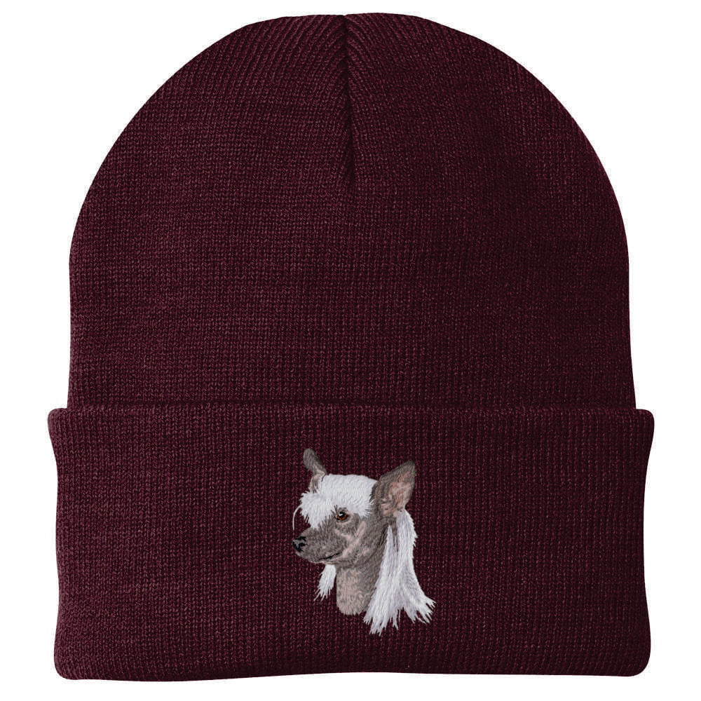 Chinese Crested Embroidered Beanie - Image 2