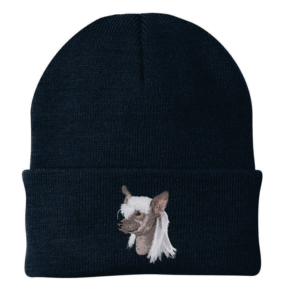 Chinese Crested Embroidered Beanie - Image 3