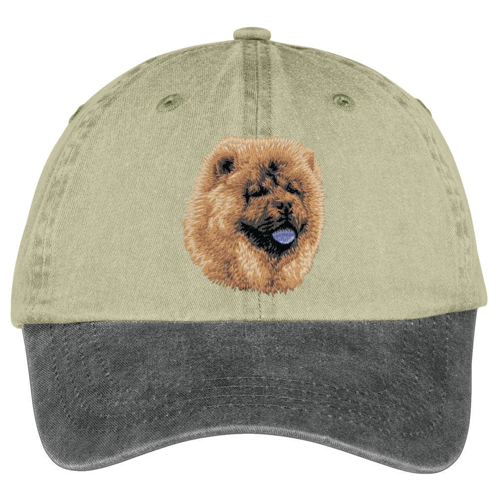 Chow Chow  Embroidered Two Tone Baseball Cap - Image 2