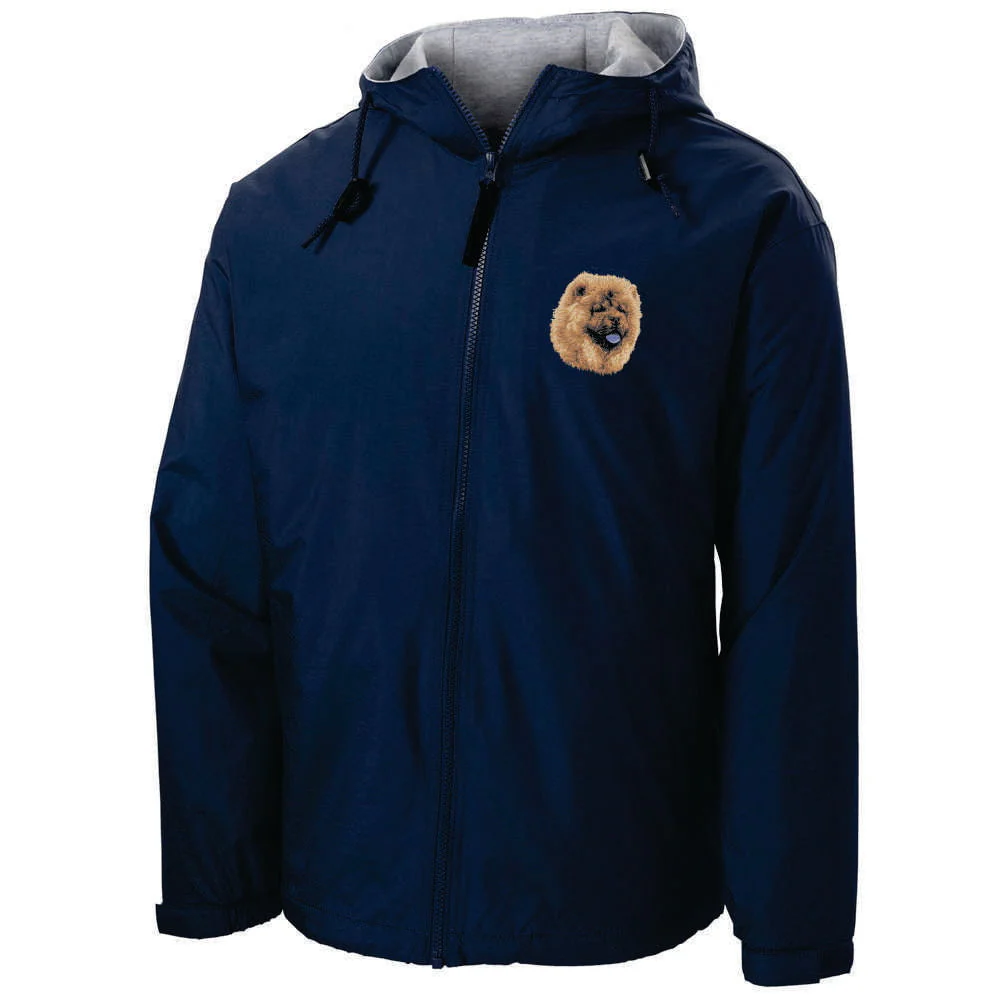 Chow Chow Embroidered Hooded Jacket