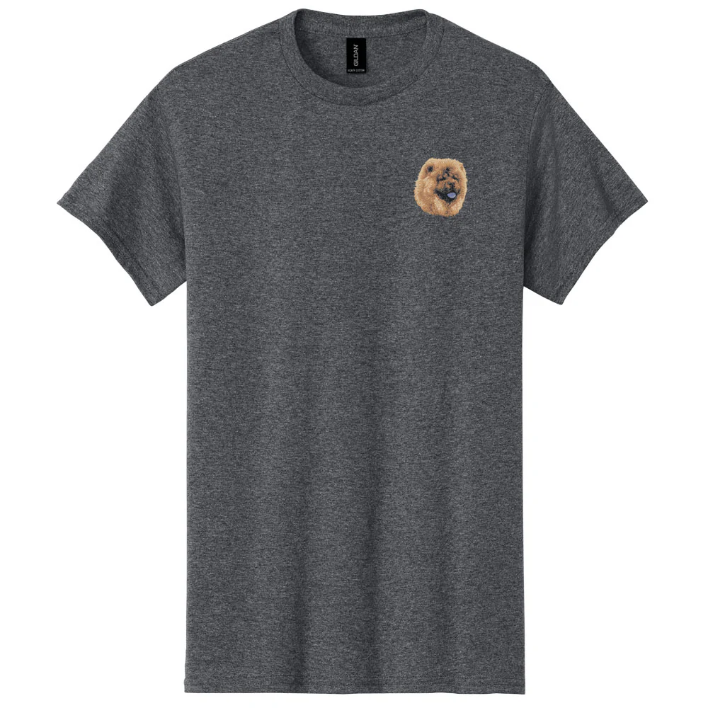 Chow Chow Embroidered Men's T-Shirt - Image 2