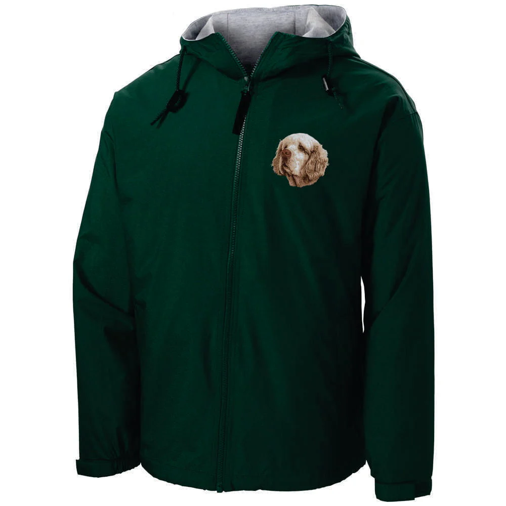 Clumber Spaniel Embroidered Hooded Jacket - Image 3