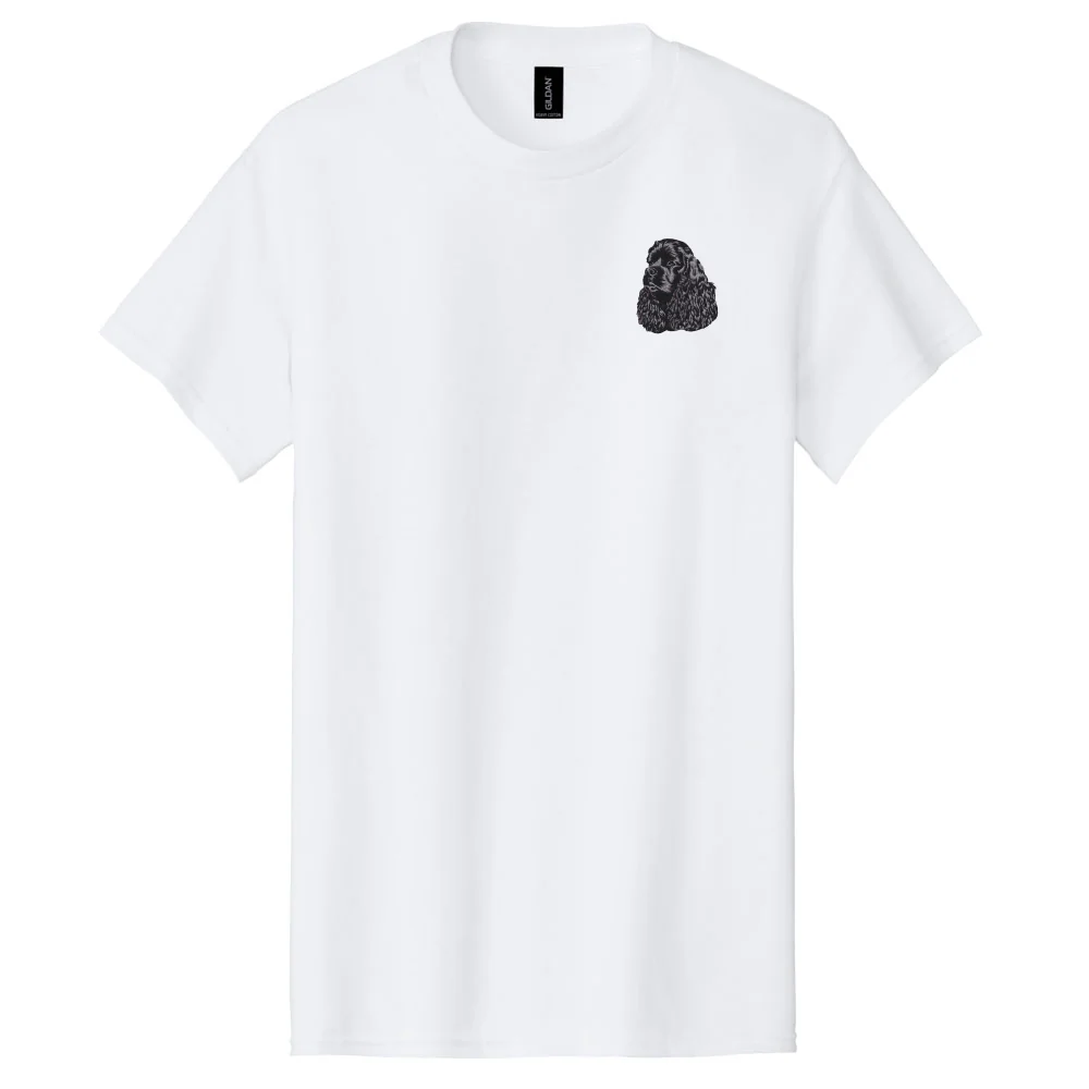 Cocker Spaniel Embroidered Men's T-Shirt - Image 4