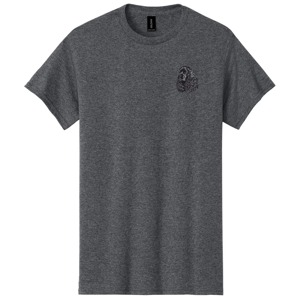 Cocker Spaniel Embroidered Men's T-Shirt - Image 6