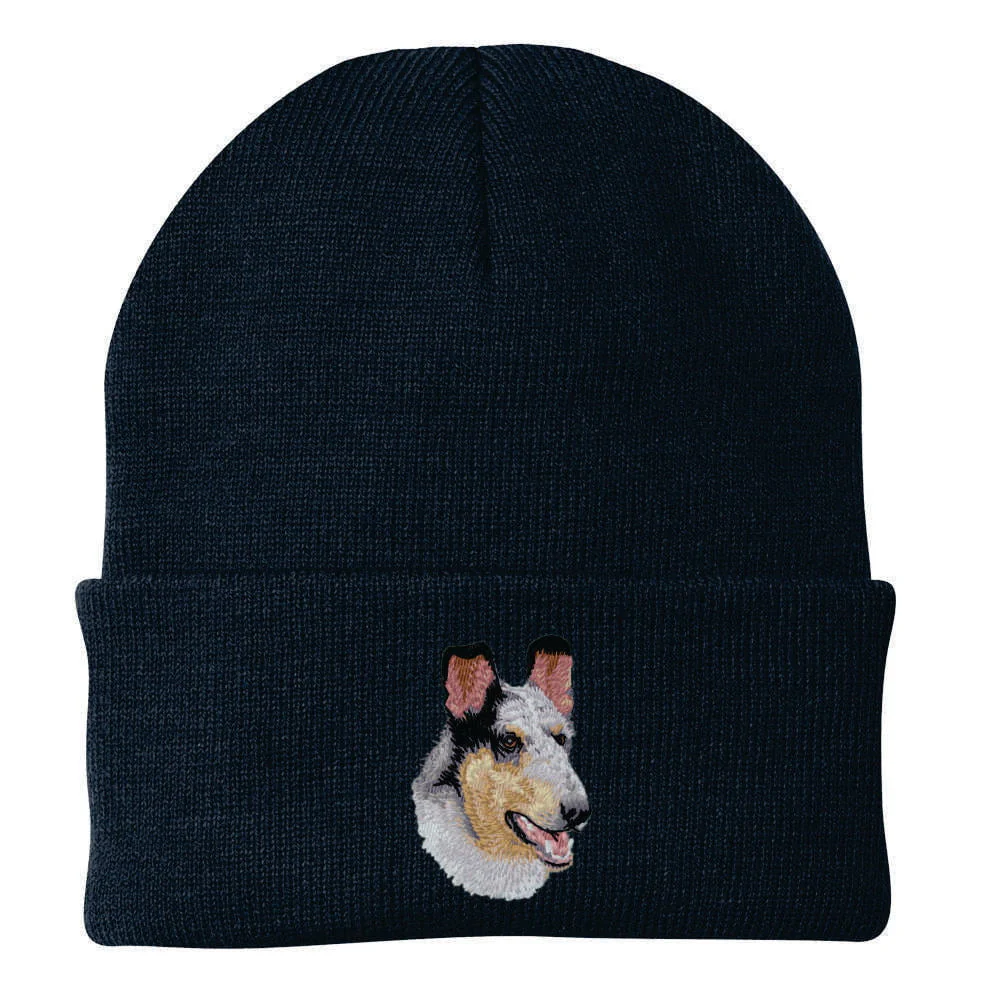 Collie Embroidered Beanie - Image 8