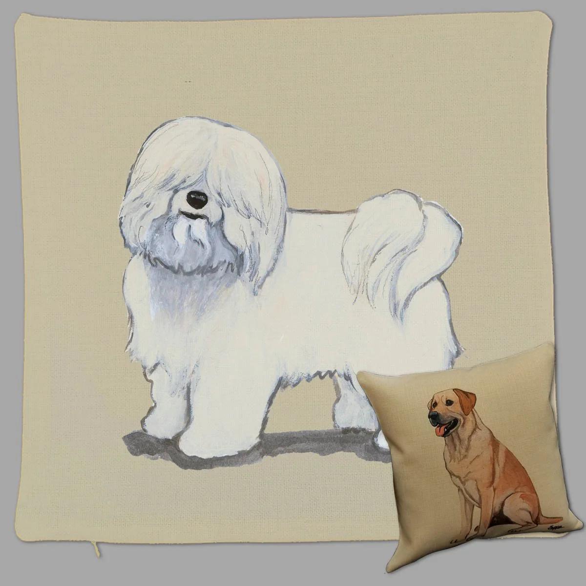 Coton de Tulear Pillow Cover