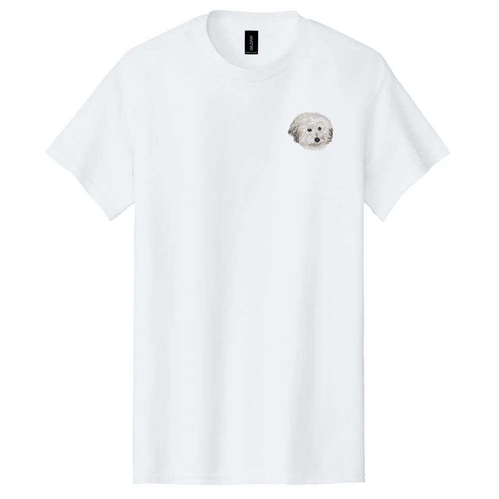Coton de Tulear Embroidered Men's T-Shirt - Image 3
