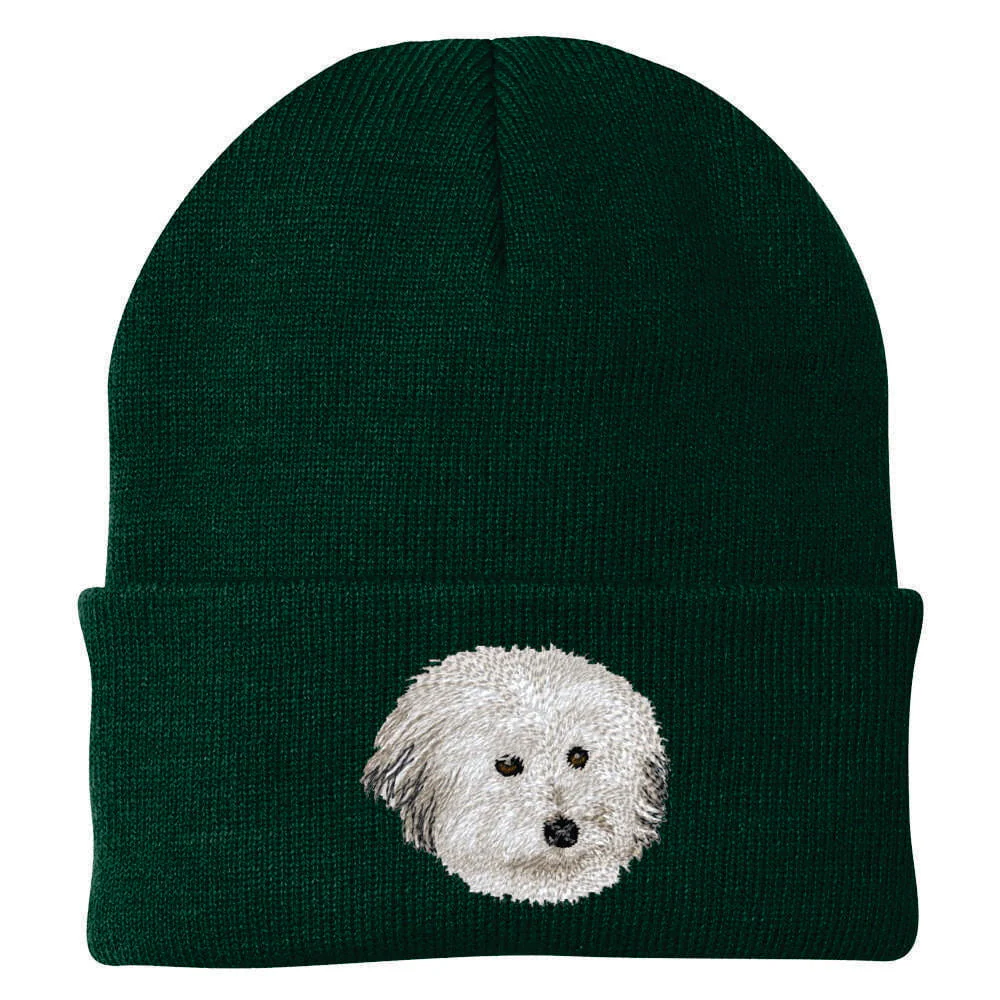 Coton de Tulear Embroidered Beanie - Image 2