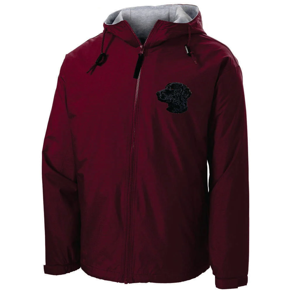 Curly-Coated Retriever Embroidered Hooded Jacket - Image 2
