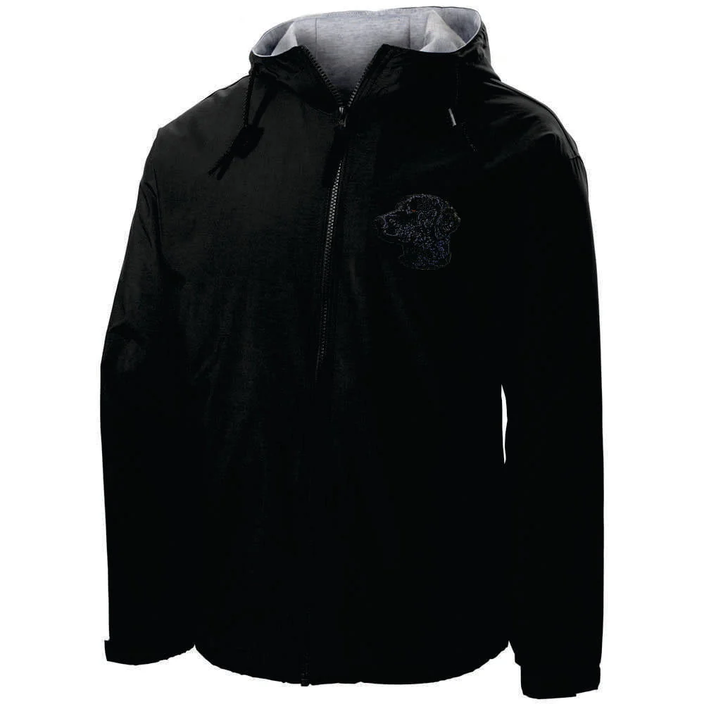 Curly-Coated Retriever Embroidered Hooded Jacket - Image 4