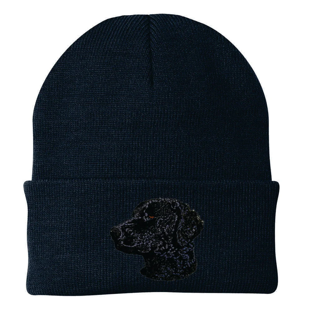 Curly-Coated Retriever Embroidered Beanie - Image 4