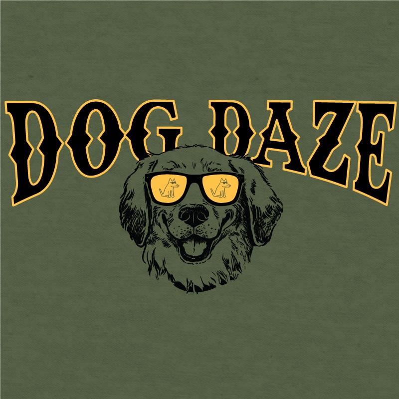 Dog Daze - Golden Retriever - Lightweight Tee - Image 2