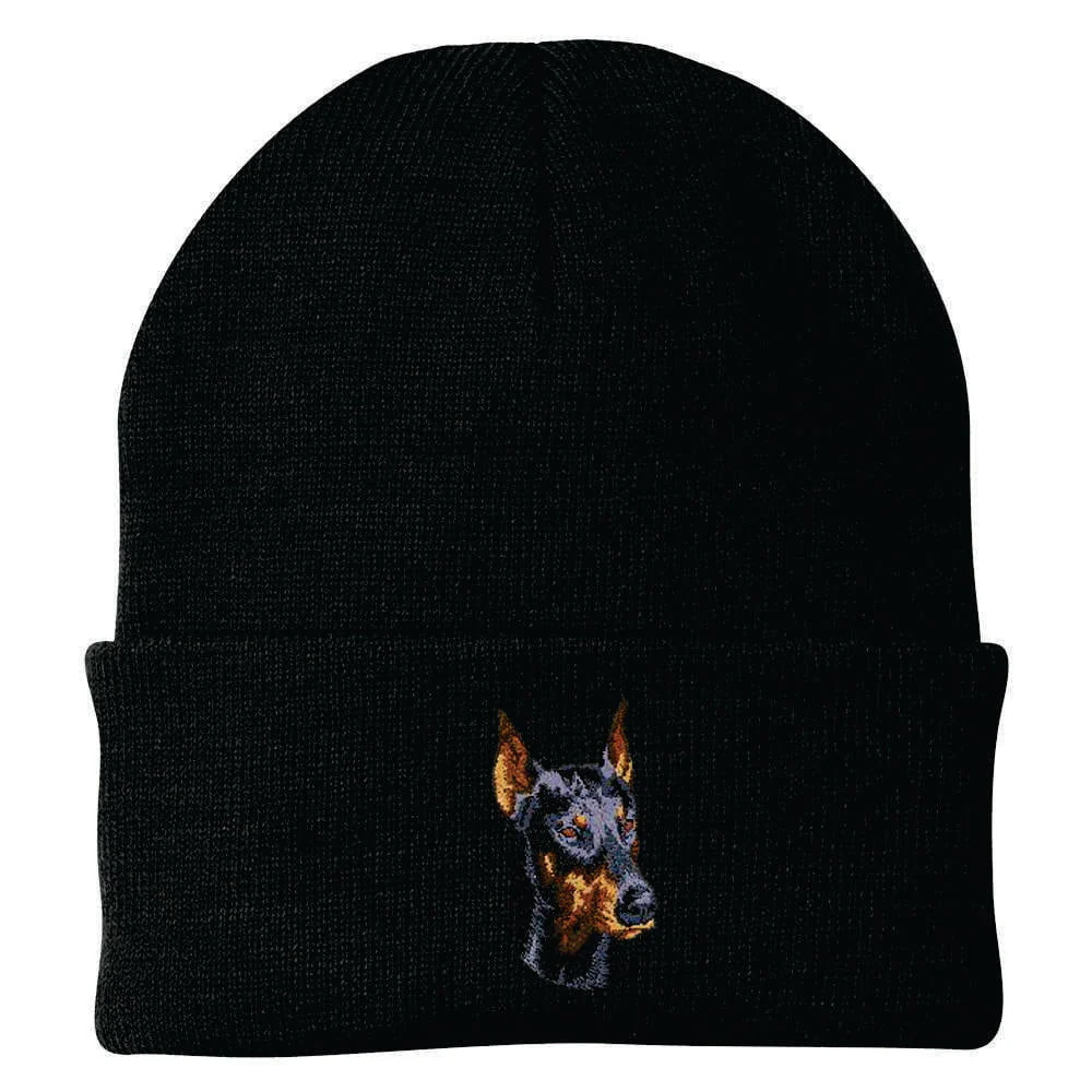 Doberman Pinscher Embroidered Beanie - Image 2