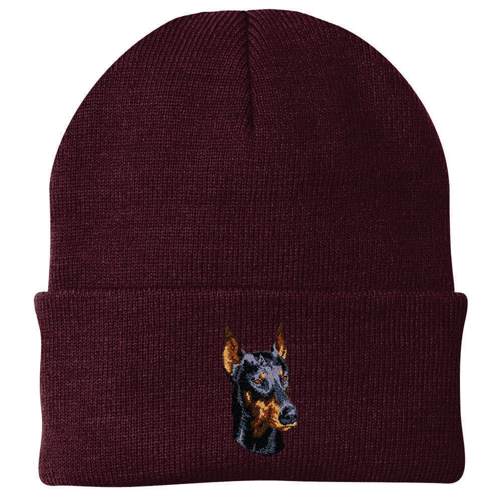 Doberman Pinscher Embroidered Beanie - Image 3