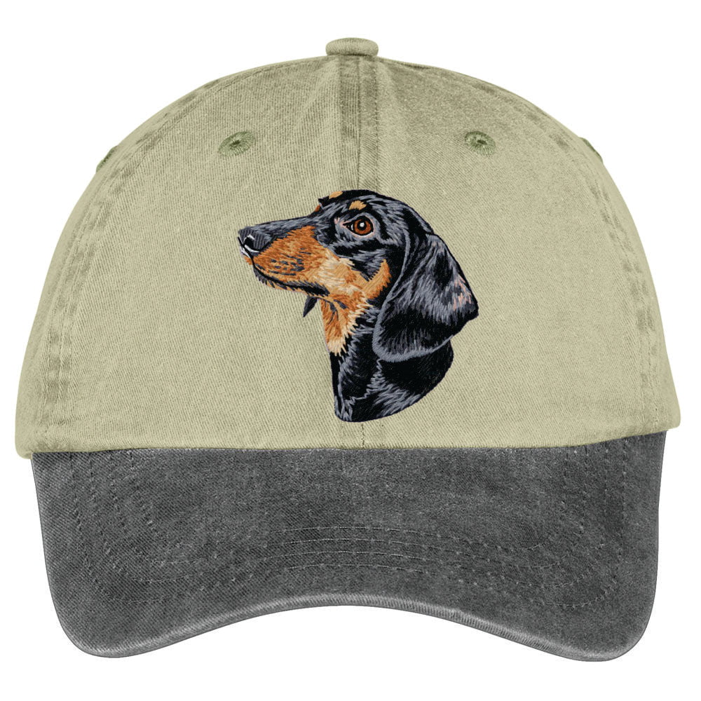Dachshund  Embroidered Two Tone Baseball Cap - Image 3