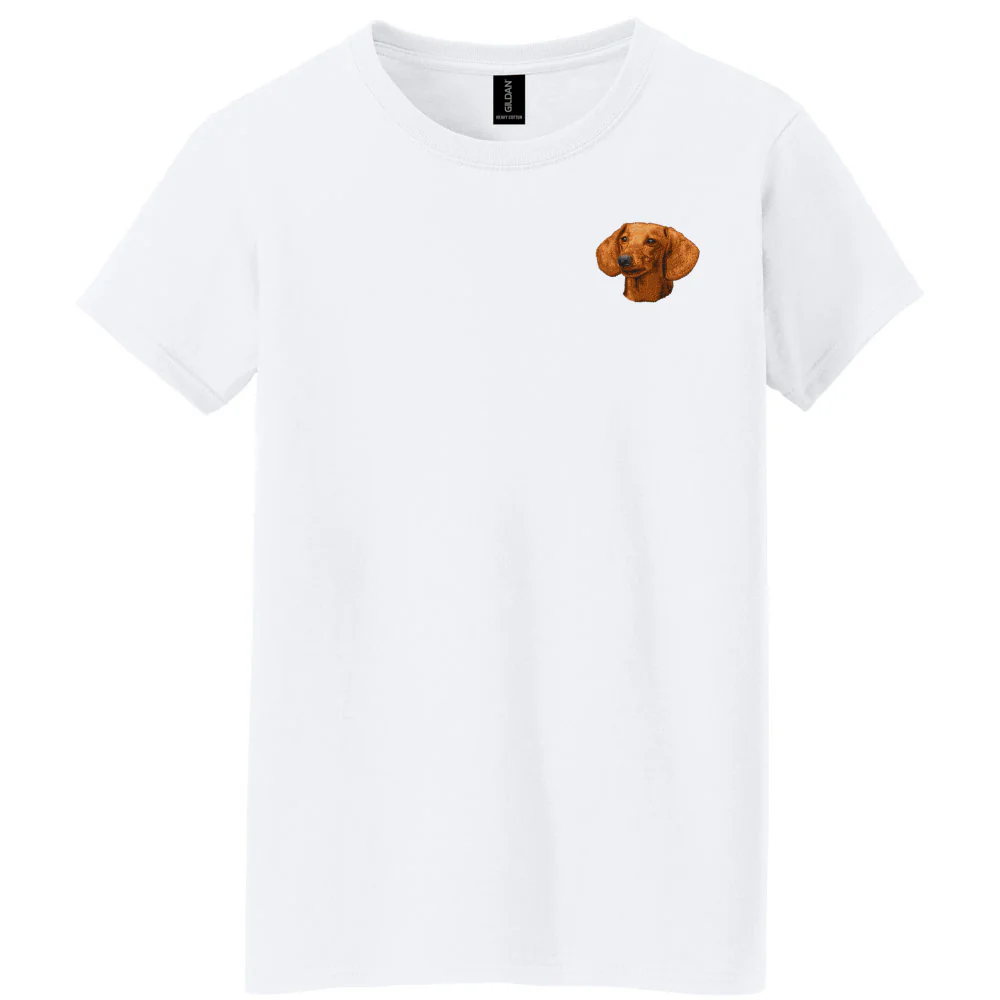 Dachshund Embroidered Women's T-Shirt - Image 5