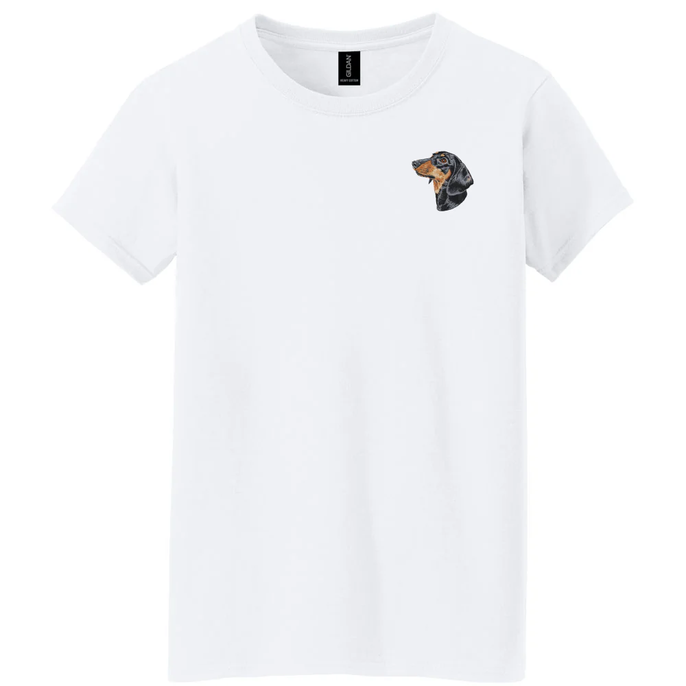 Dachshund Embroidered Women's T-Shirt - Image 6