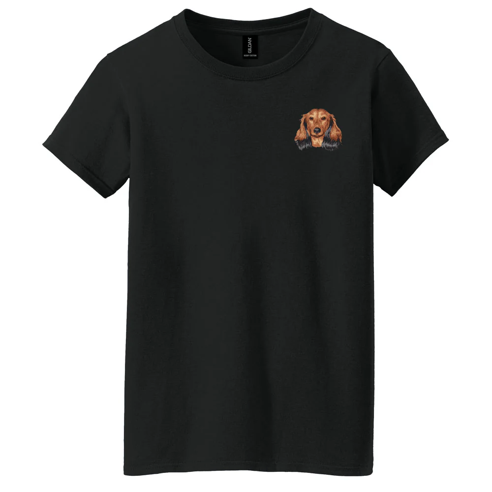 Dachshund Embroidered Women's T-Shirt - Image 7