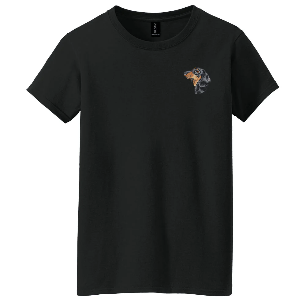 Dachshund Embroidered Women's T-Shirt - Image 9