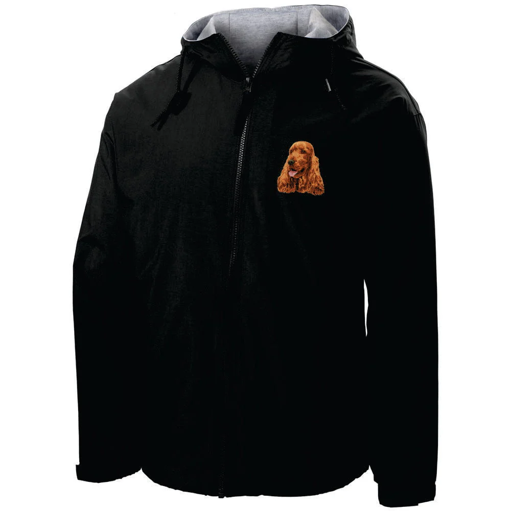 English Cocker Spaniel Embroidered Hooded Jacket - Image 2