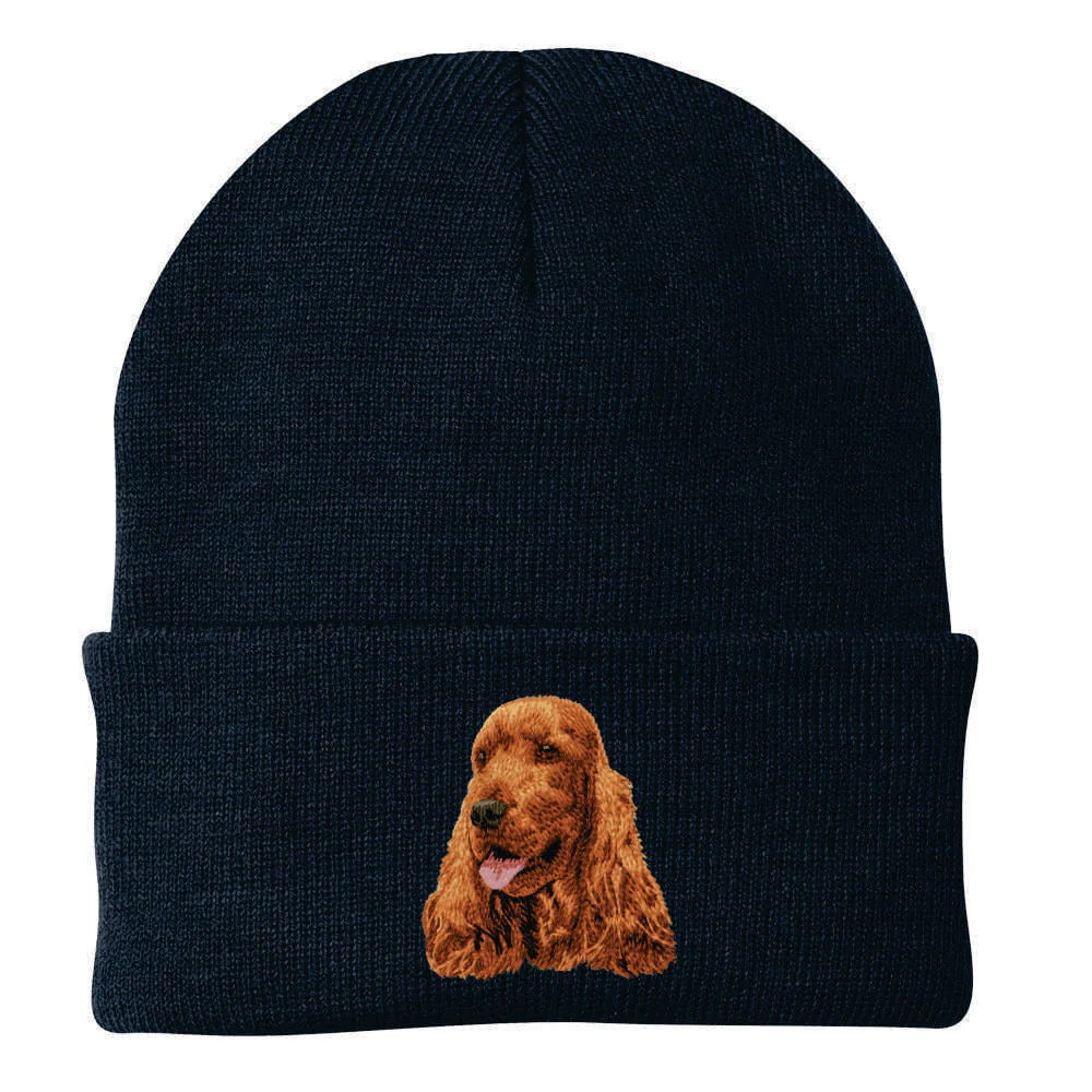 English Cocker Spaniel Embroidered Beanie - Image 5