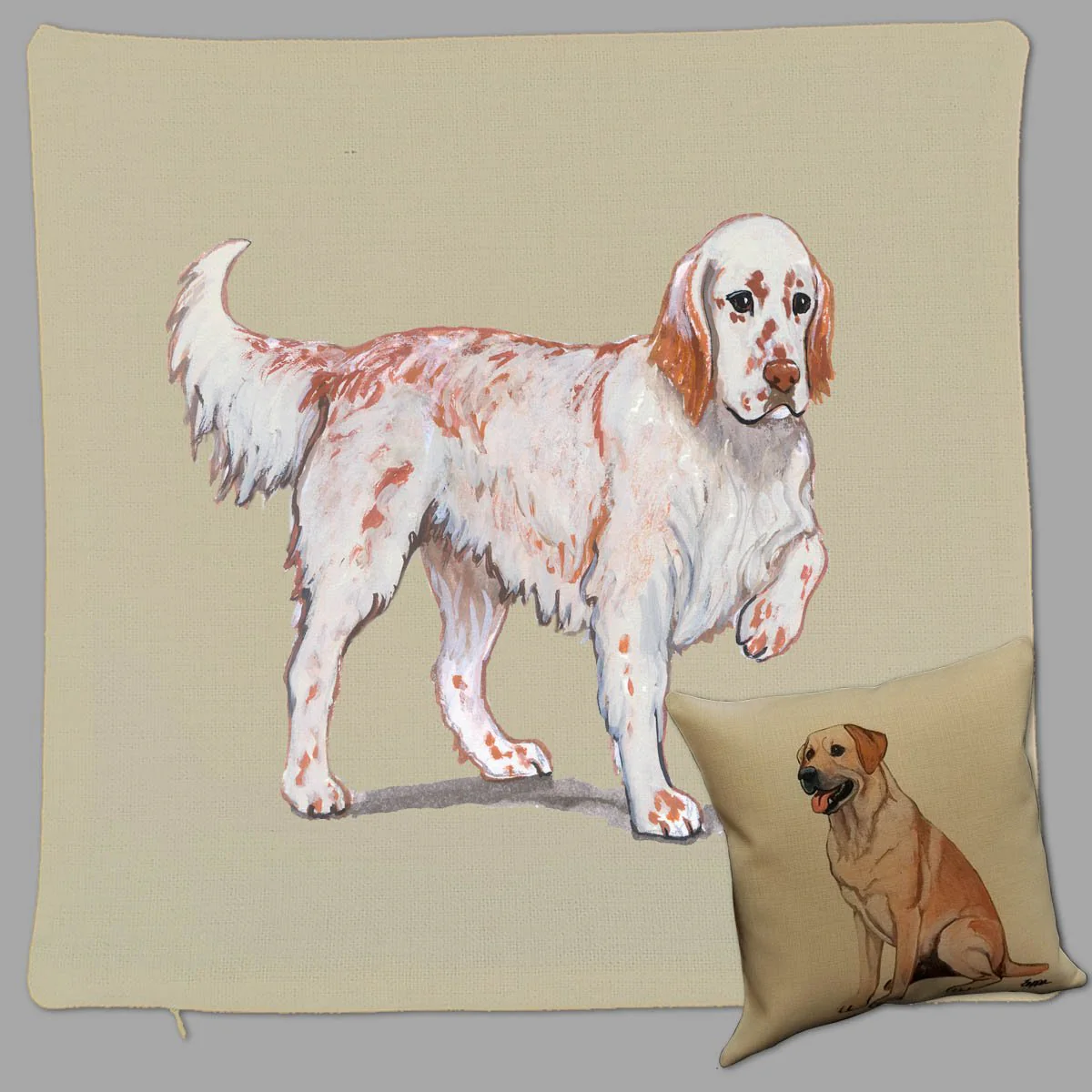 English Setter Pillow Cover - Image 2
