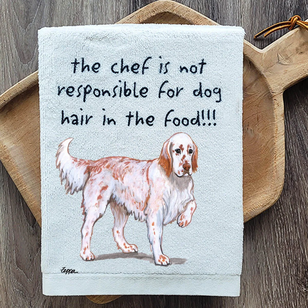 English Setter Dish Towel - Image 2