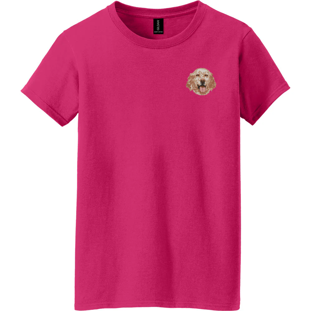 English Setter Embroidered Women's T-Shirt