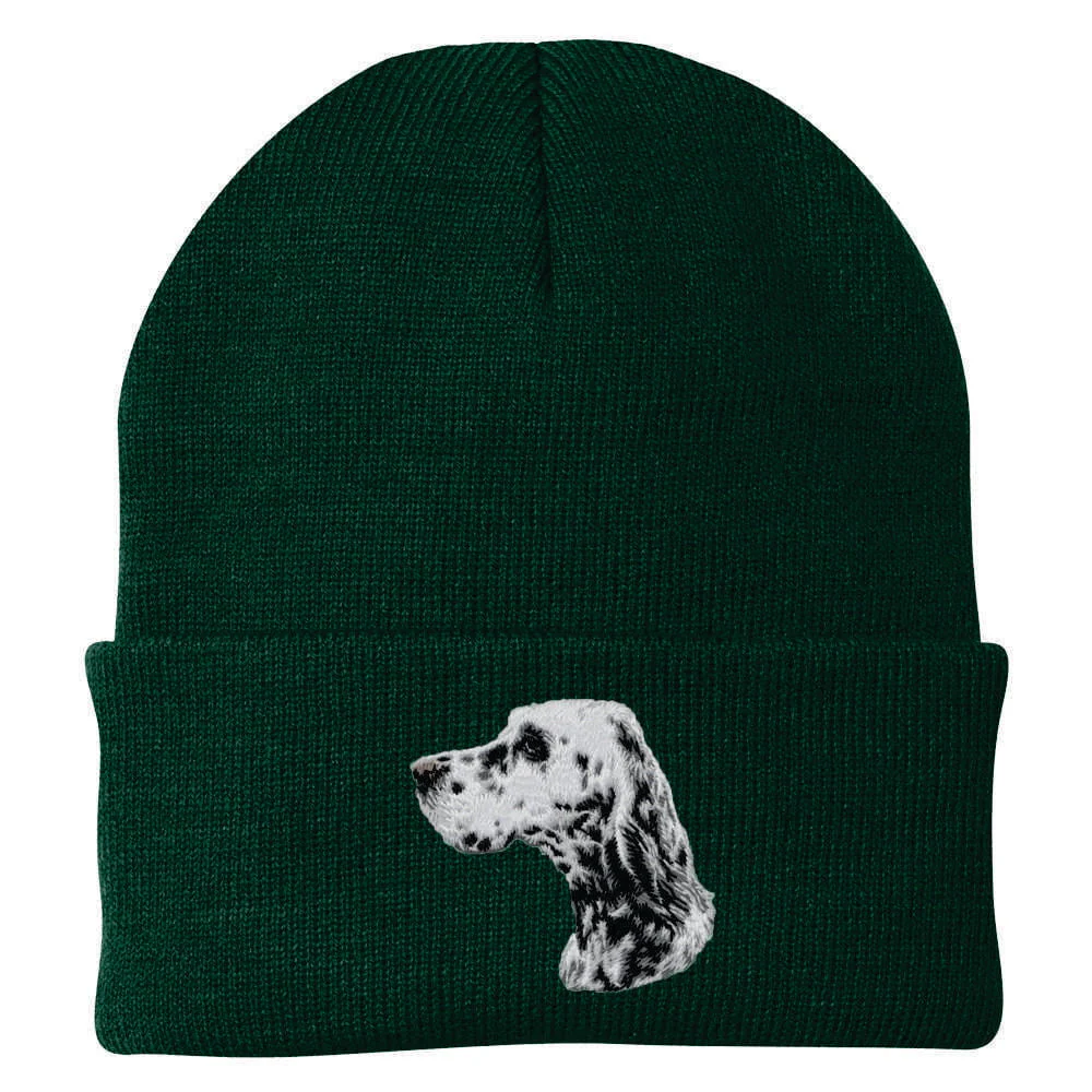 English Setter Embroidered Beanie - Image 2