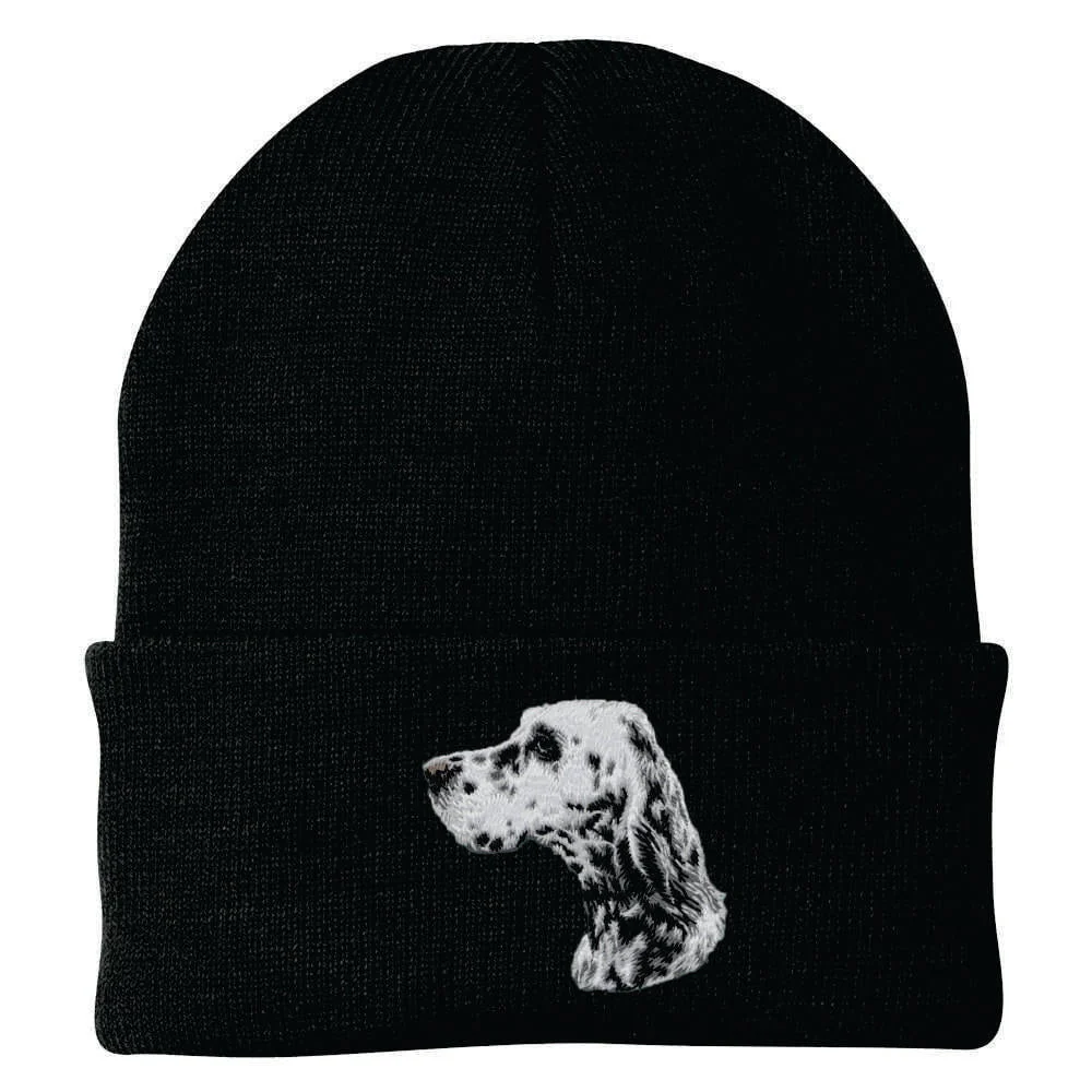 English Setter Embroidered Beanie - Image 4