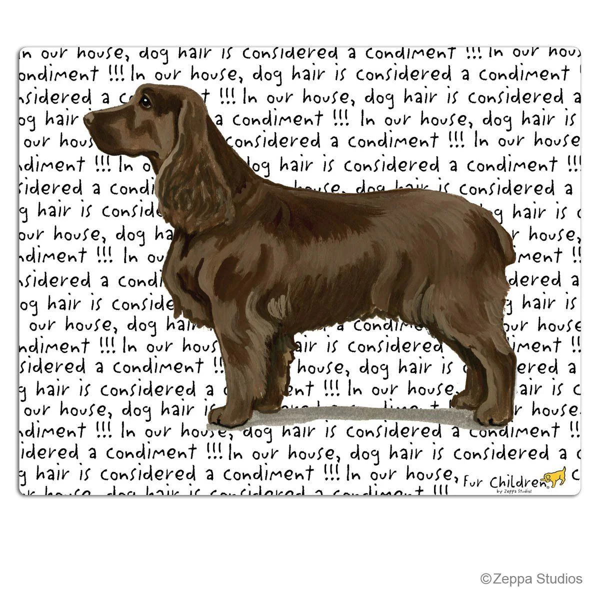 Field Spaniel Cutting Board