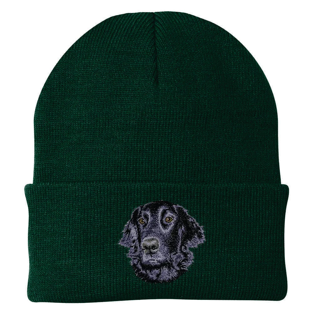 Flat-Coated Retriever Embroidered Beanie - Image 2