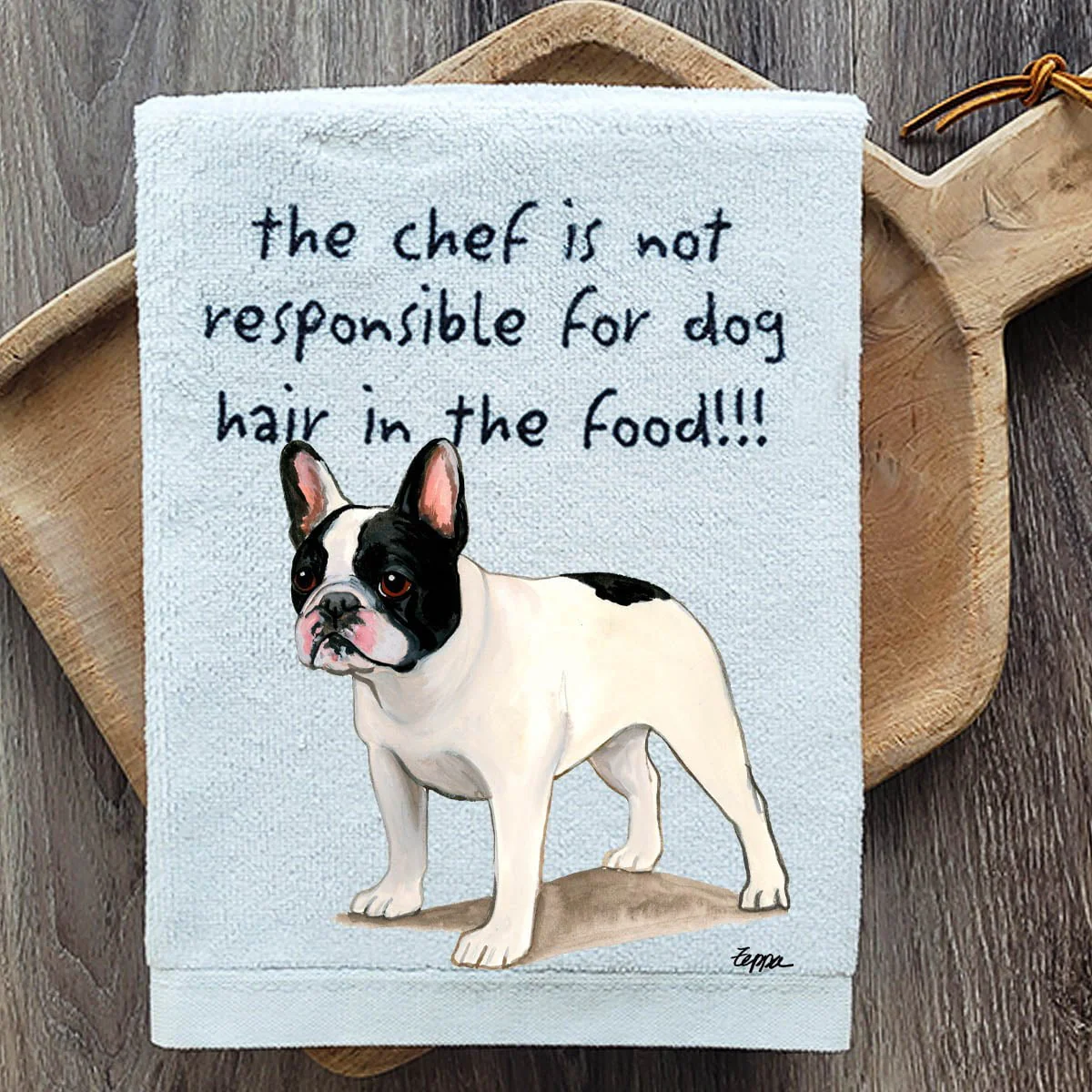 French Bulldog Dish Towel - Image 2