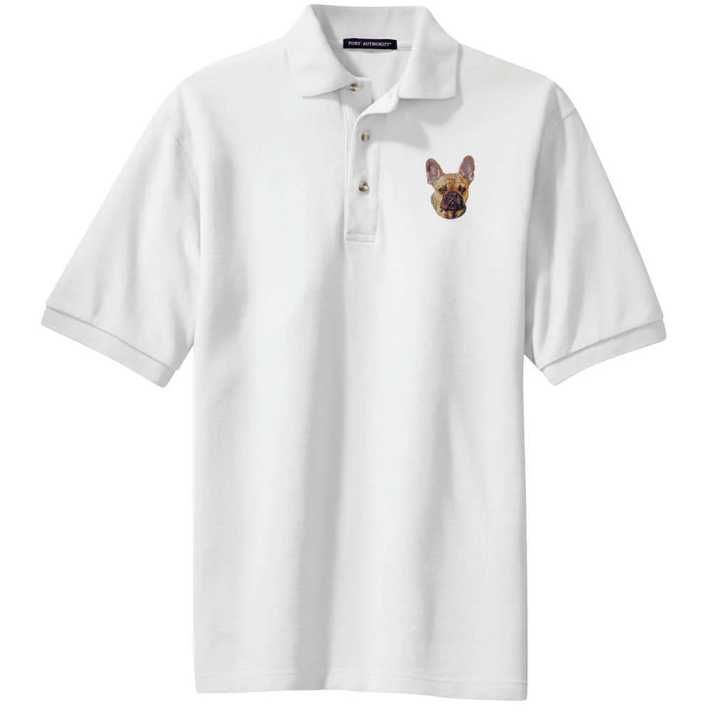 French Bulldog Embroidered Polo Shirt - Image 2