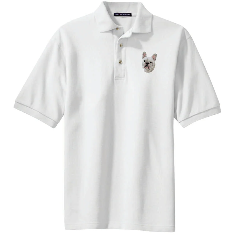 French Bulldog Embroidered Polo Shirt - Image 5