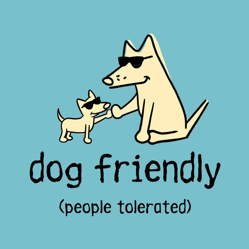 Dog Friendly People Tolerated - Classic Long-Sleeve T-Shirt - Image 2