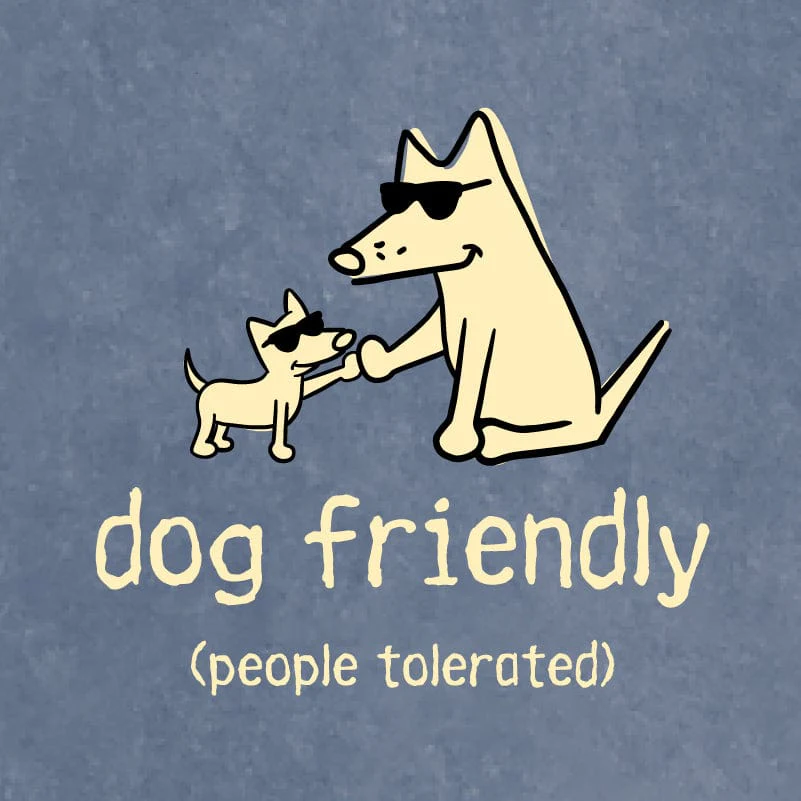 Dog Friendly People Tolerated - Salt Wash Hoodie - Image 2