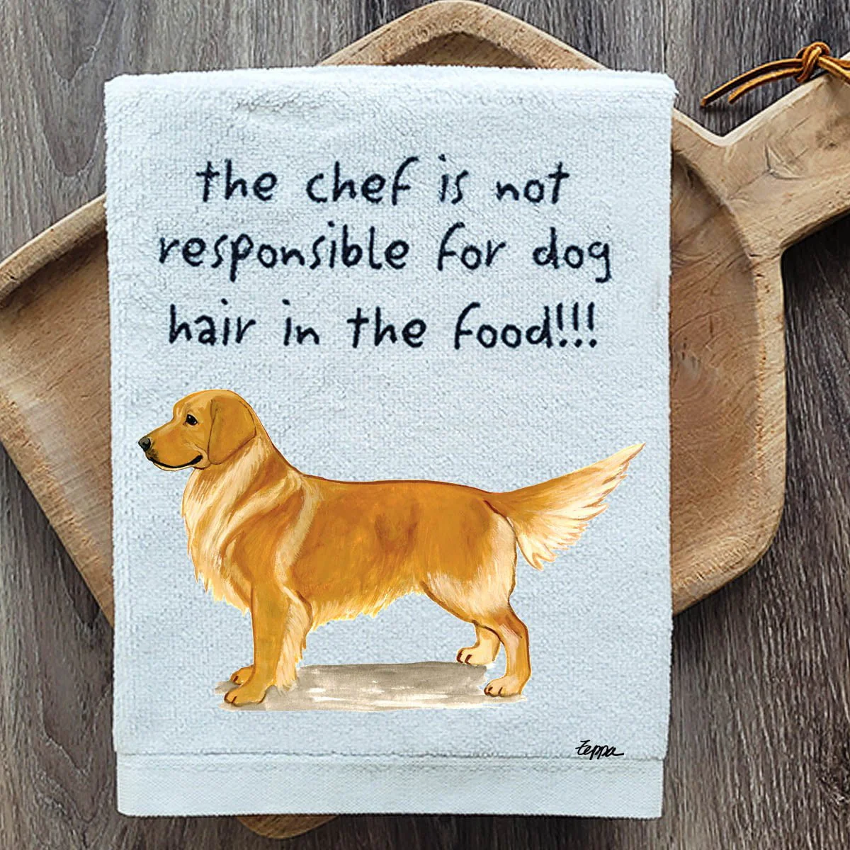 Golden Retriever Dish Towel - Image 2