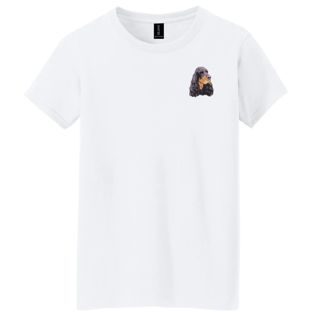 Gordon Setter Embroidered Women's T-Shirt - Image 2