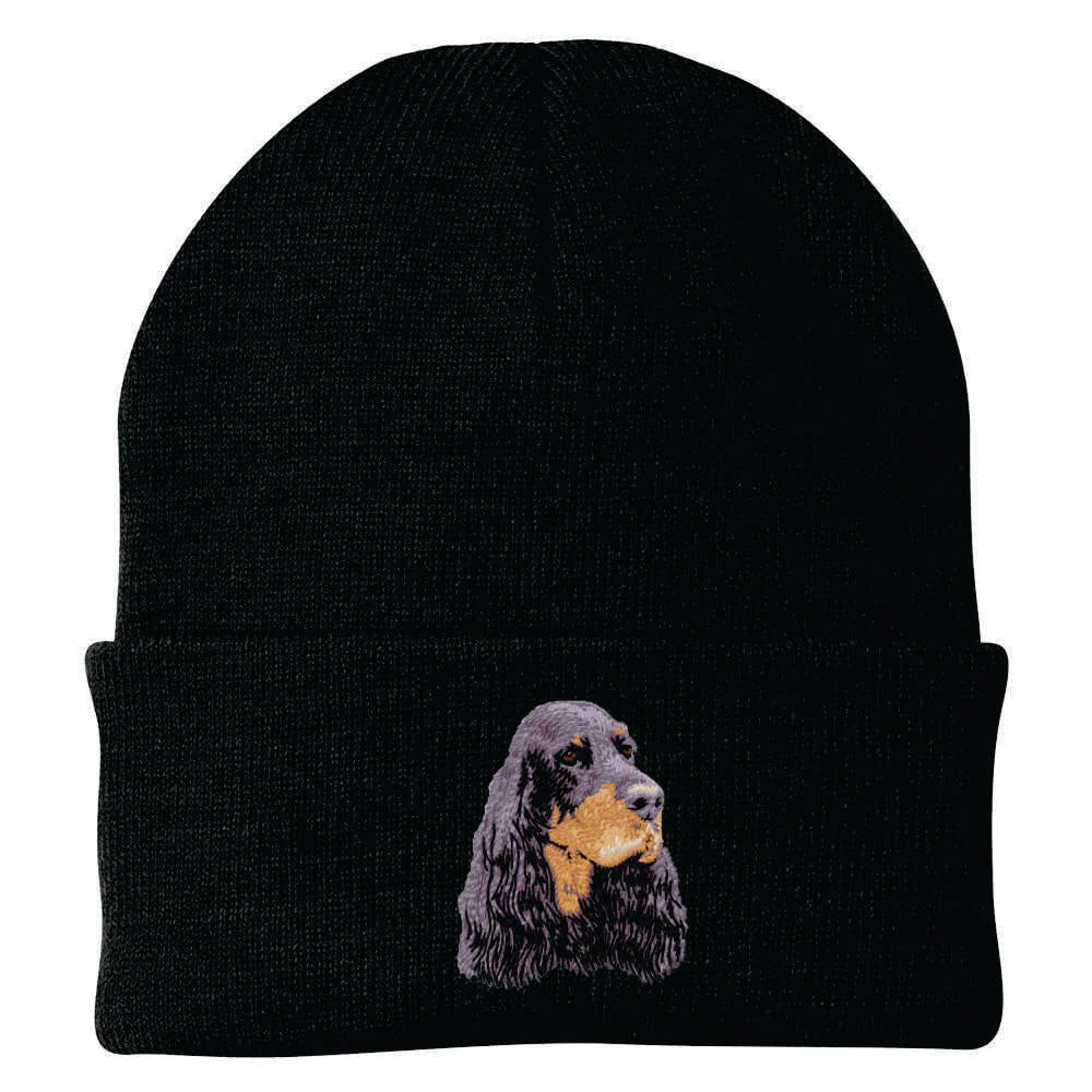 Gordon Setter Embroidered Beanie - Image 3