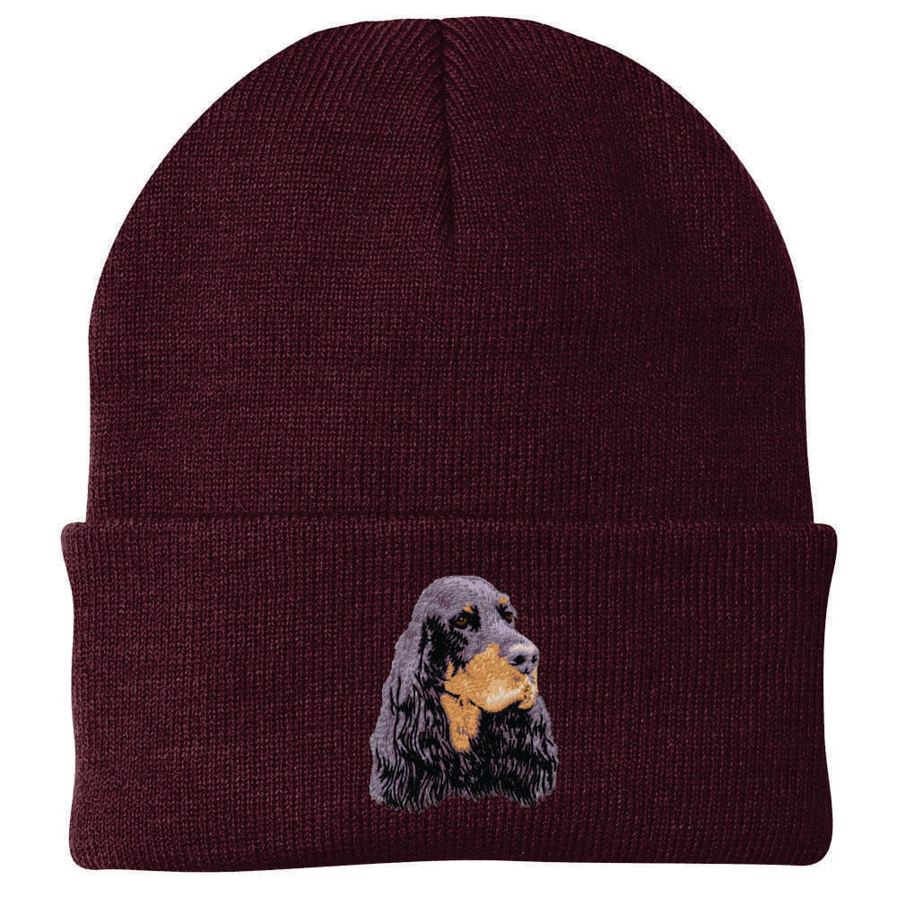 Gordon Setter Embroidered Beanie - Image 4