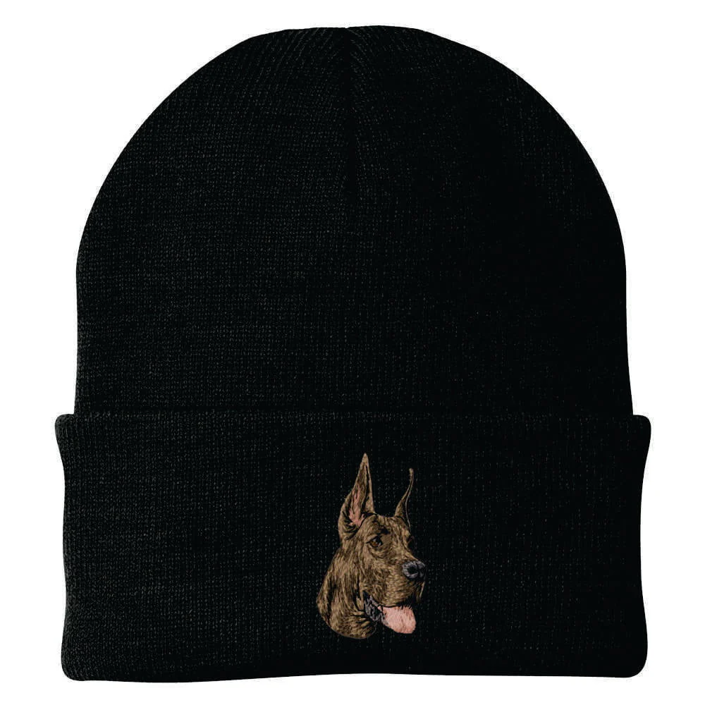 Great Dane Embroidered Beanie - Image 3