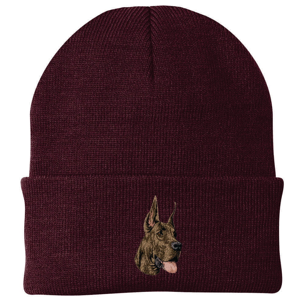 Great Dane Embroidered Beanie - Image 4
