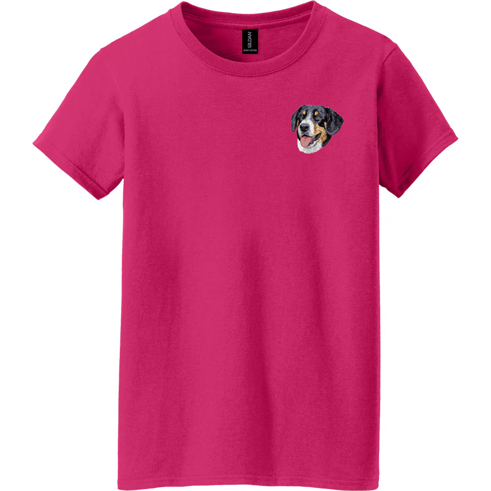 Greater Swiss Mountain Dog Embroidered Women's T-Shirt