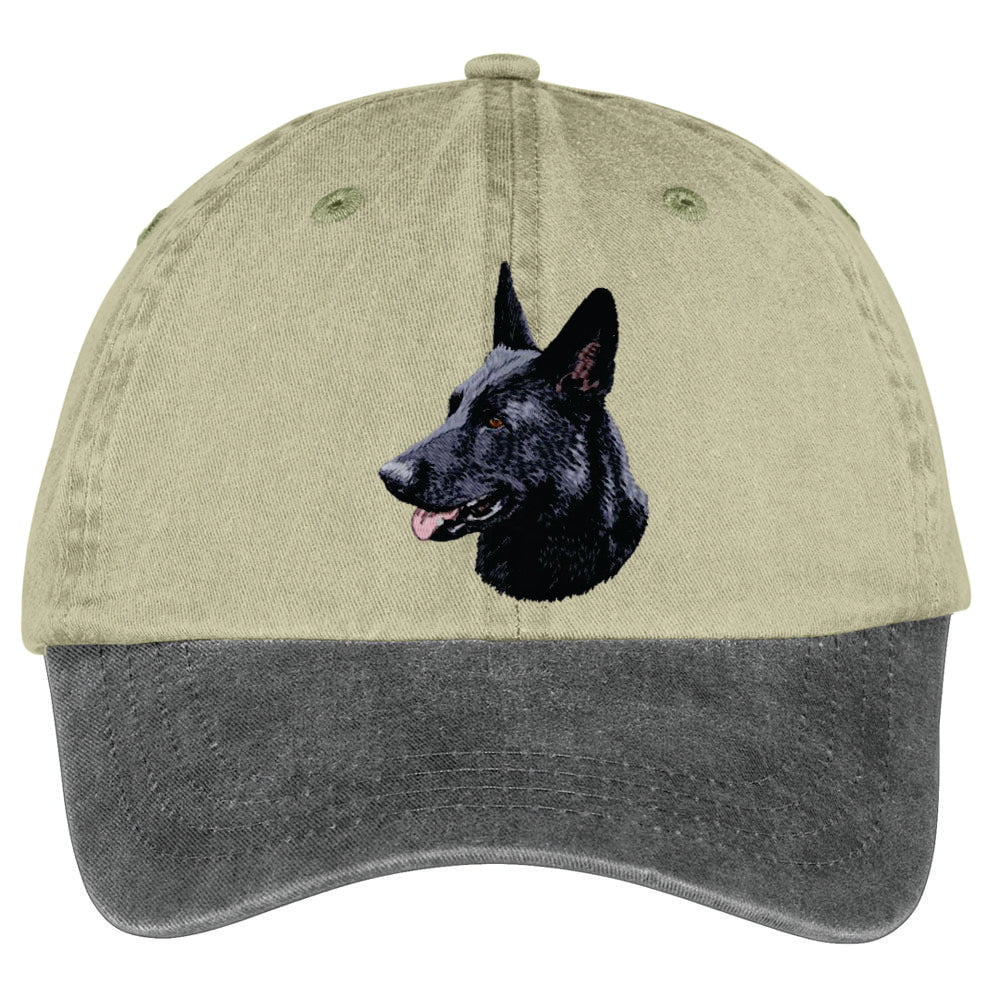 German Shepherd Dog  Embroidered Two Tone Baseball Cap - Image 3